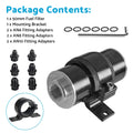 Inline 100 Micron Fuel Filter Bracket Adapter for Universal (6AN, 8AN, 10AN)
