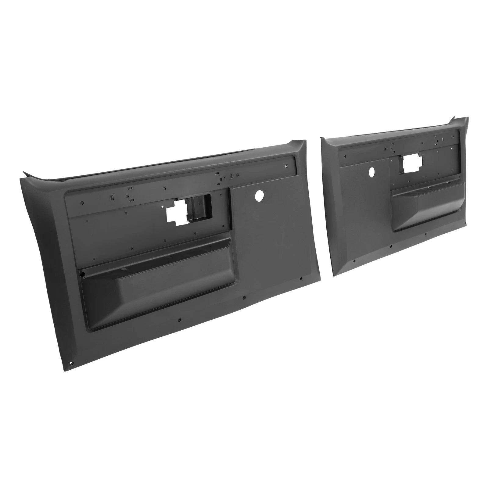 Pair of Inner Door Panels for Chevy Pickup Truck (1981–1987) PP LH+RH Black