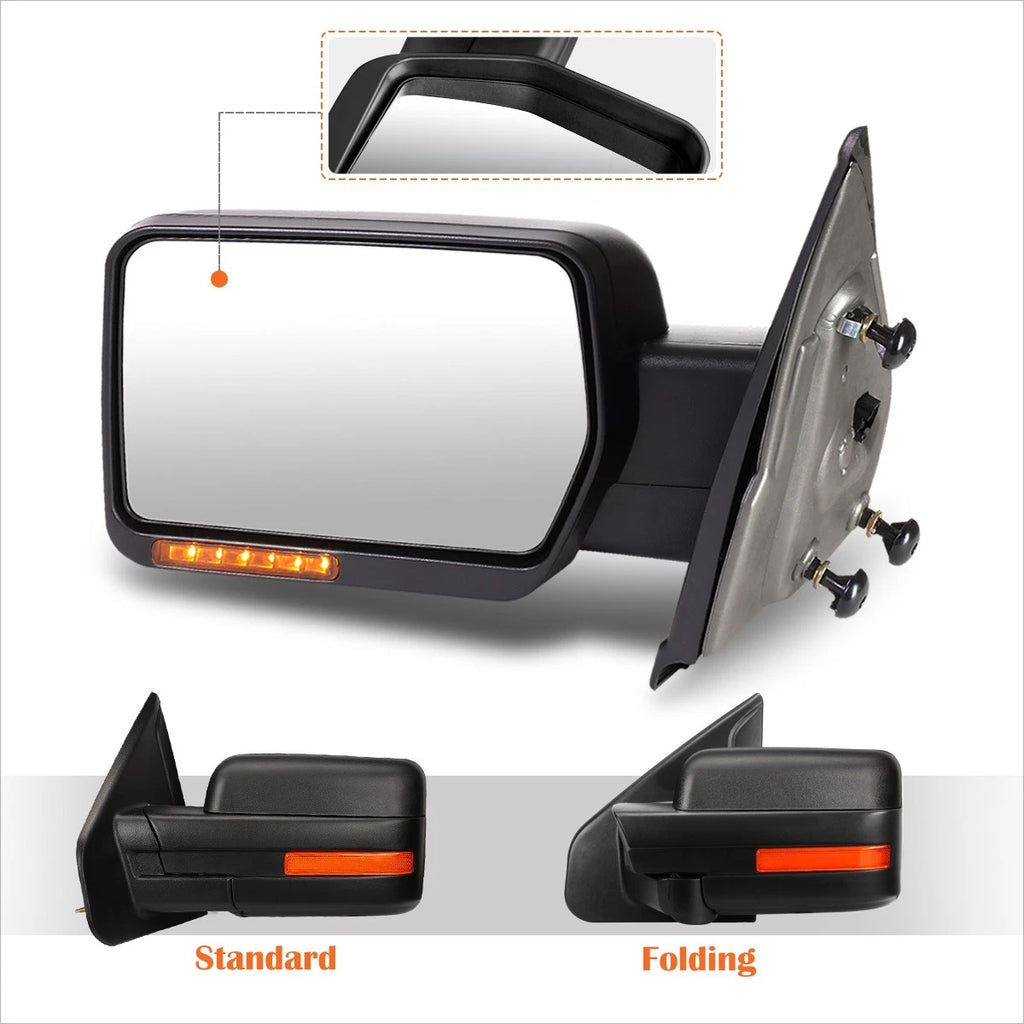 Left Side View Mirror with LED Signal for Ford F150 (2004–2014)