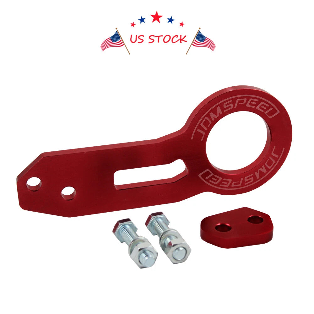 Tow Hook Kit for Ben/ben  - Anodized Billet Aluminum, Red