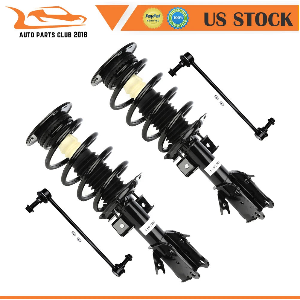 Front Strut & Coil Spring Sway Bars for Ford Fusion AWD (2013–2018)