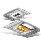 Pair Chrome Housing LED Side Marker Lights for Scion FR-S/GT86/Subaru BRZ (2013–2016)