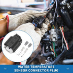 2 Pin Water Temperature Sensor Connector Plug for BMW Mini Cooper (2001–2023)