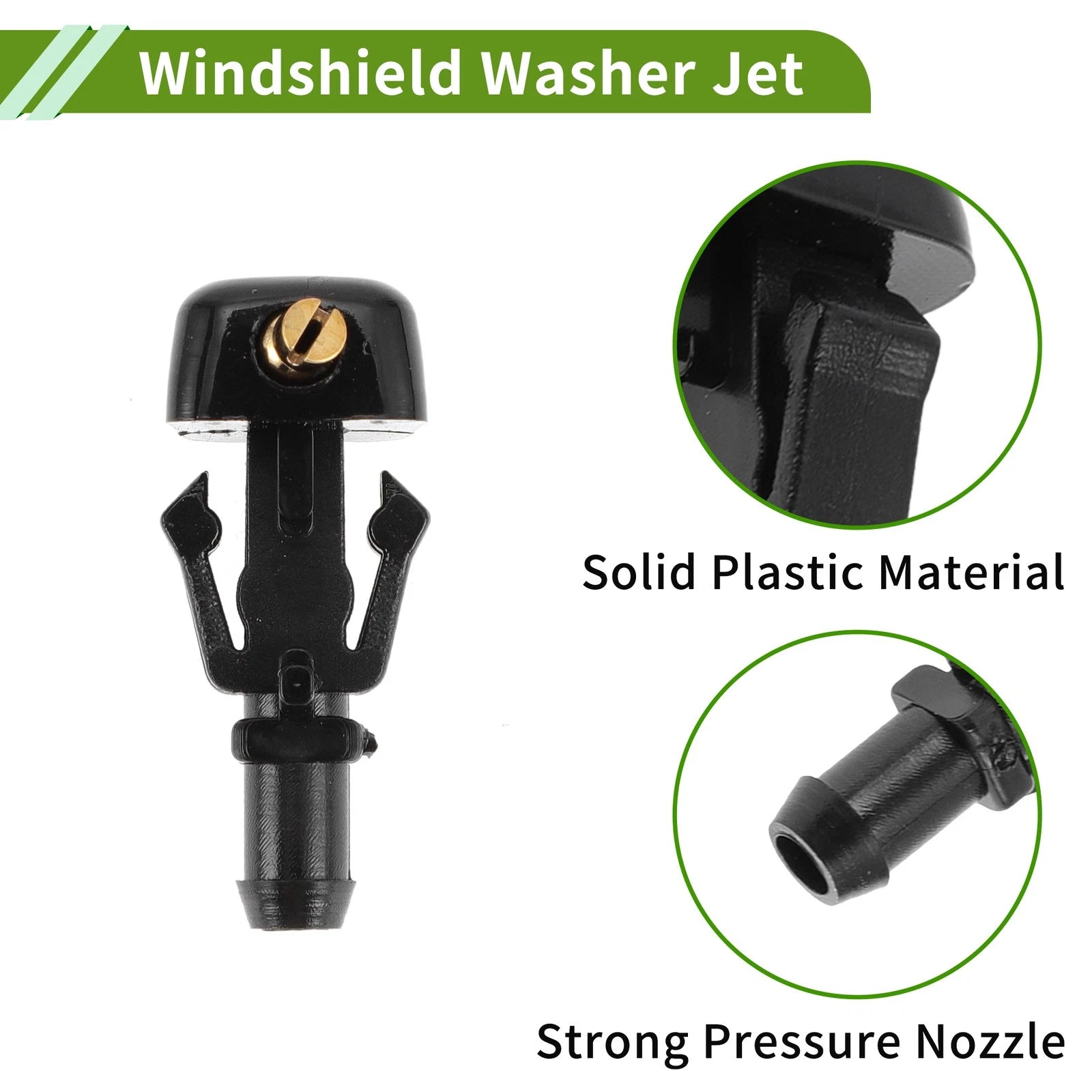 Windshield Washer Nozzle with Hose Connector for Ford (No. 3W7Z17603AA)