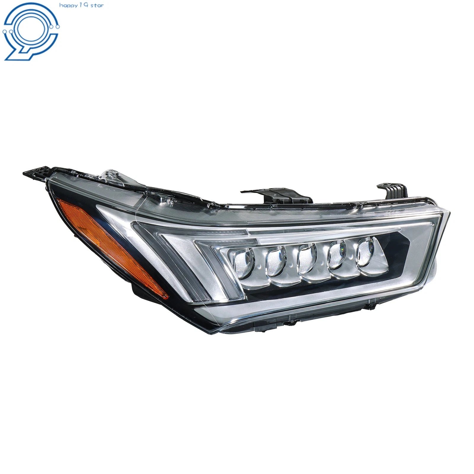 Right Headlight for Acura MDX (2017–2020) LED Chrome AC2503130