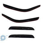 Set of 4 Window Visors for GMC Sierra Extended Cab (1999-2006)