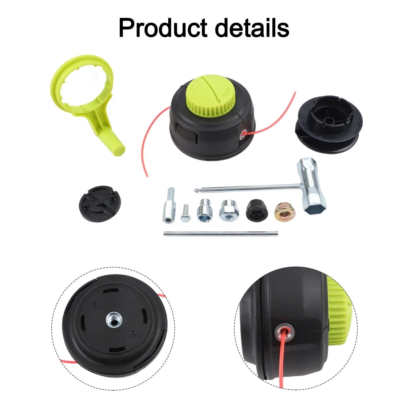 Grass Head Kit for P2009 (RY15523A, RY15523AVNM) with M8X1.25 T35 Thread
