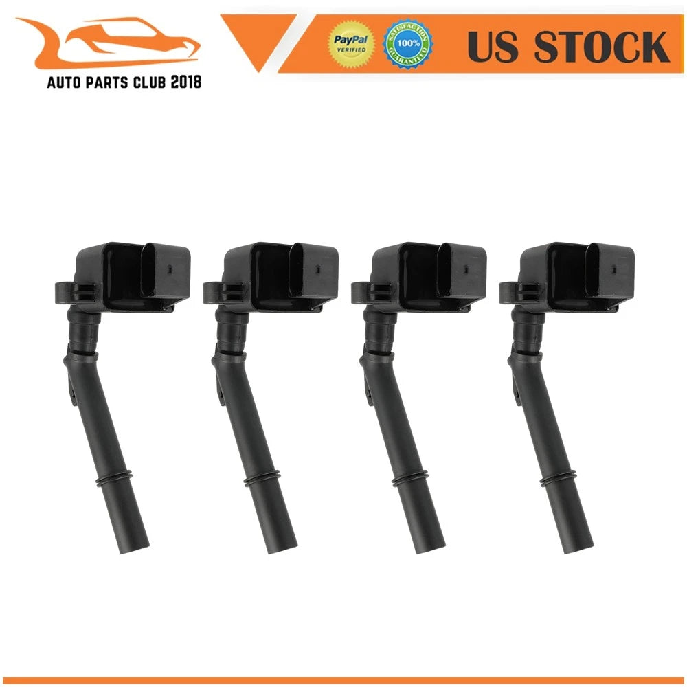 Set of 4 Ignition Coils for Mercedes-Benz GLA35 GLB35 AMG GLA250 (2021–2024)