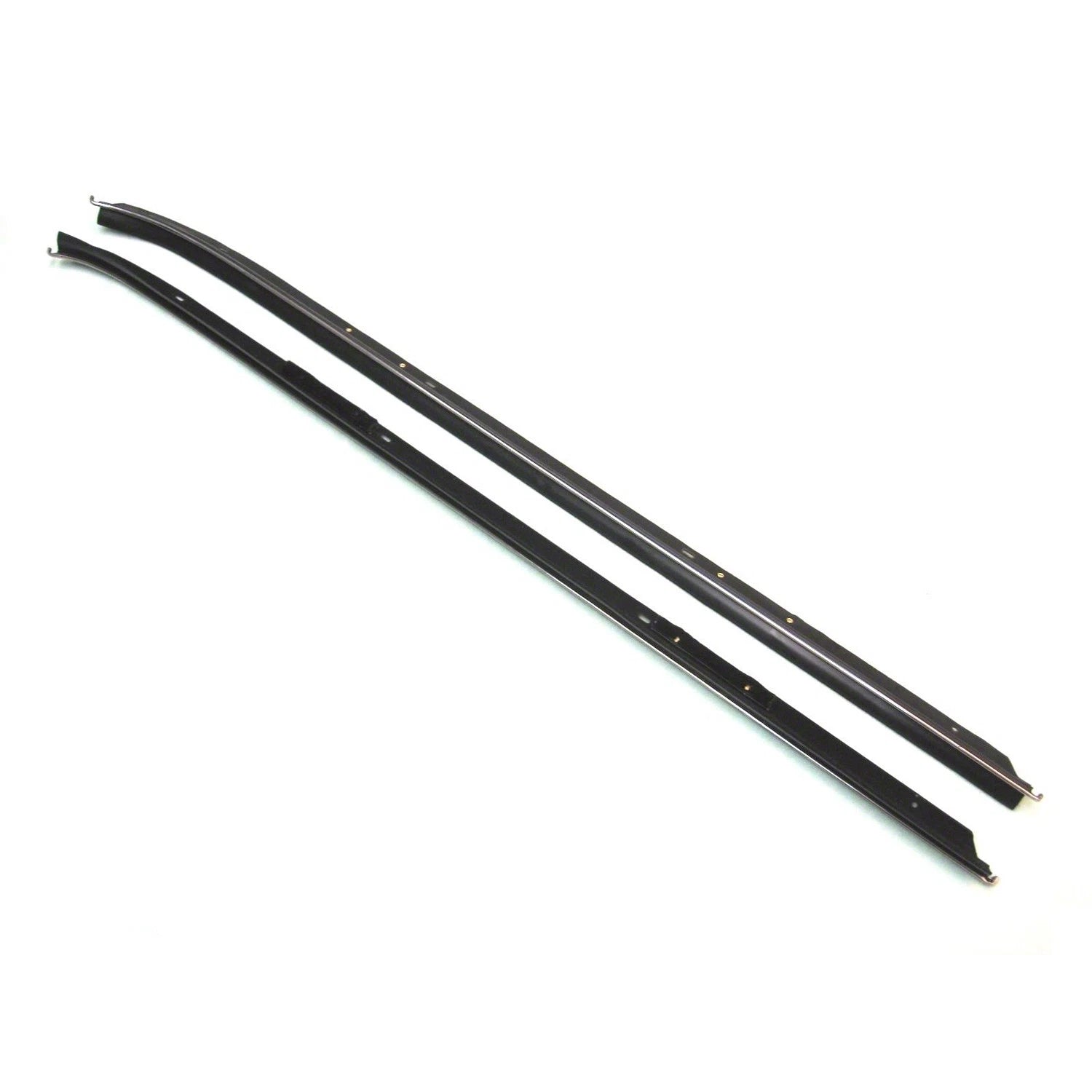 Replacement Outer Driver/Passenger Side Weatherstrip Belt w/Round Chrome Bead