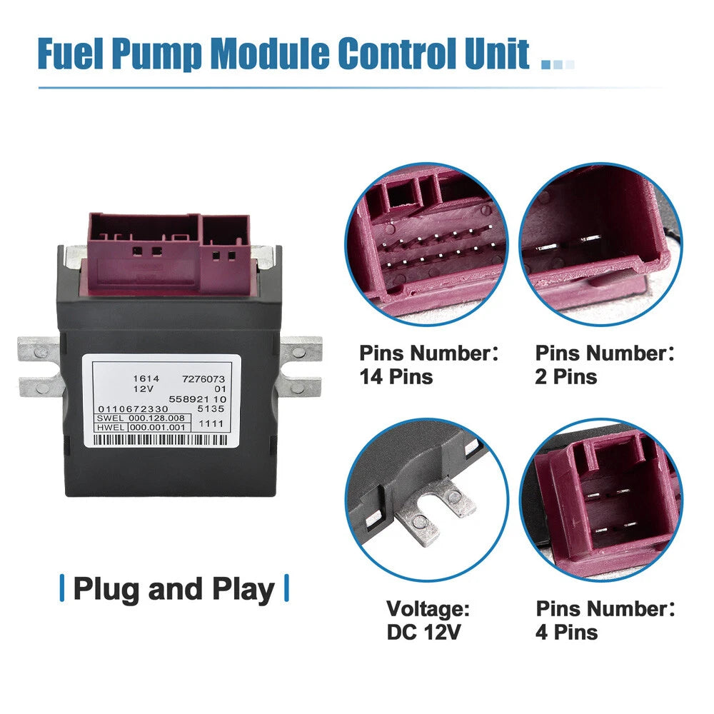 Fuel Pump Control Module for BMW 328i 335i 528i 535i 550i 650i 740i 750i (2007–2016)