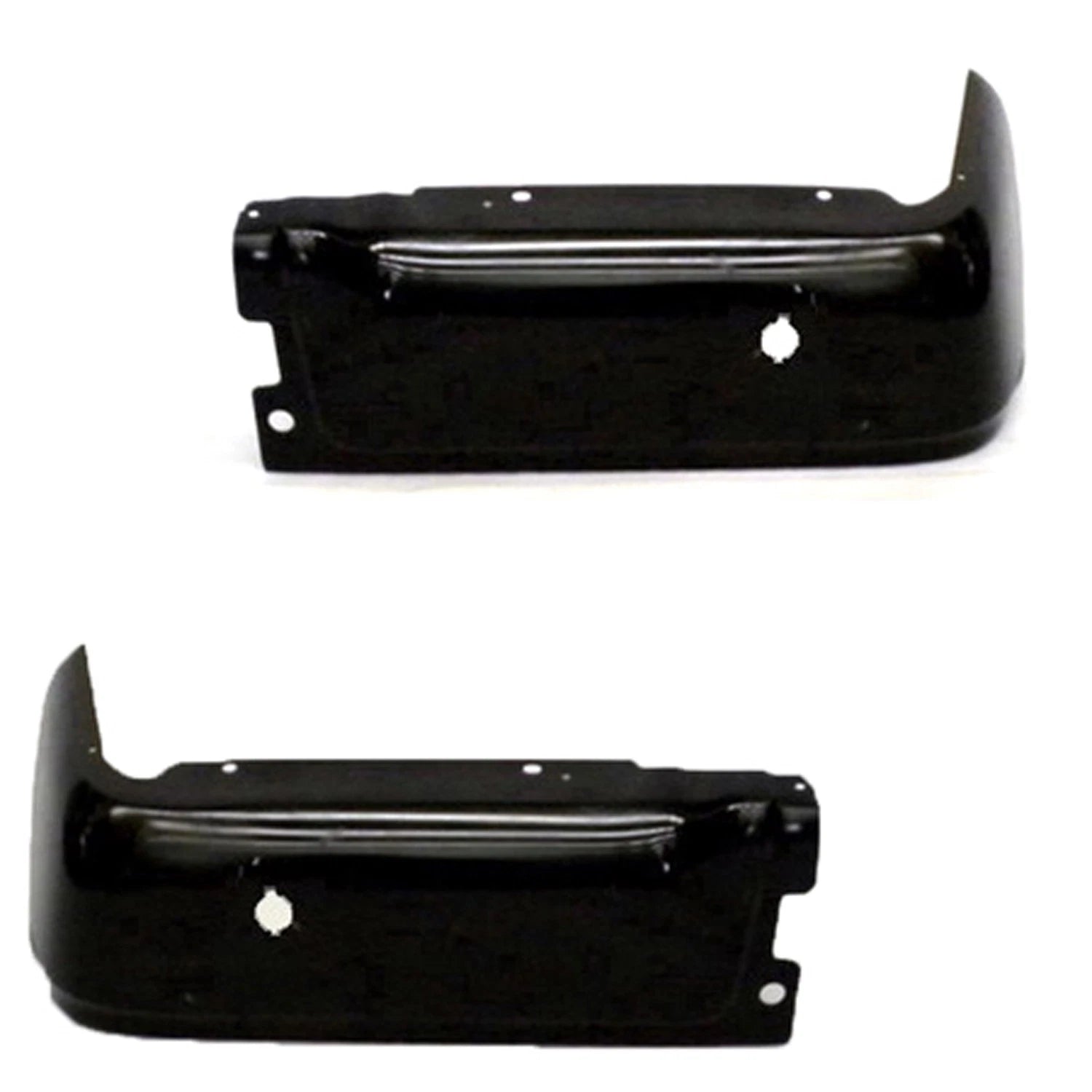 Replacement Painted Rear Left/Right Bumper Face Bar w/Park-See Compatible Chart