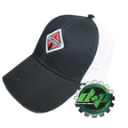 Black and White Mesh Back Hat for International Trucks (Diesel)