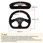 325mm Flat Drift Steering Wheel for Universal Fit (Rally Race)