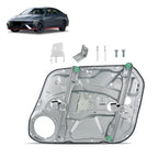 Front Left Power Window Regulator with Motor for Hyundai Elantra (2009-2012)