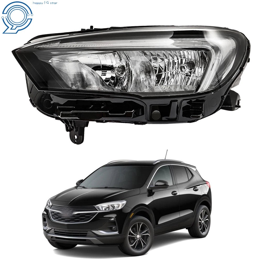 Halogen Headlight w/DRL for Buick Encore GX (2020–2022) Left Side Clear Lens