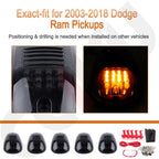 Set of 5 LED Roof Cab Marker Lights for Dodge Ram 4500 3500 (2003–2018)