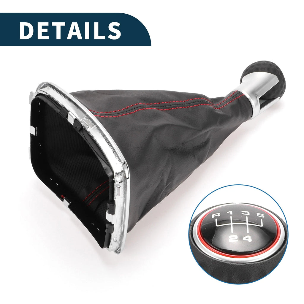 5 Speed Gear Shifter Knob with Cover for Volkswagen Golf MK4 (1999–2005)