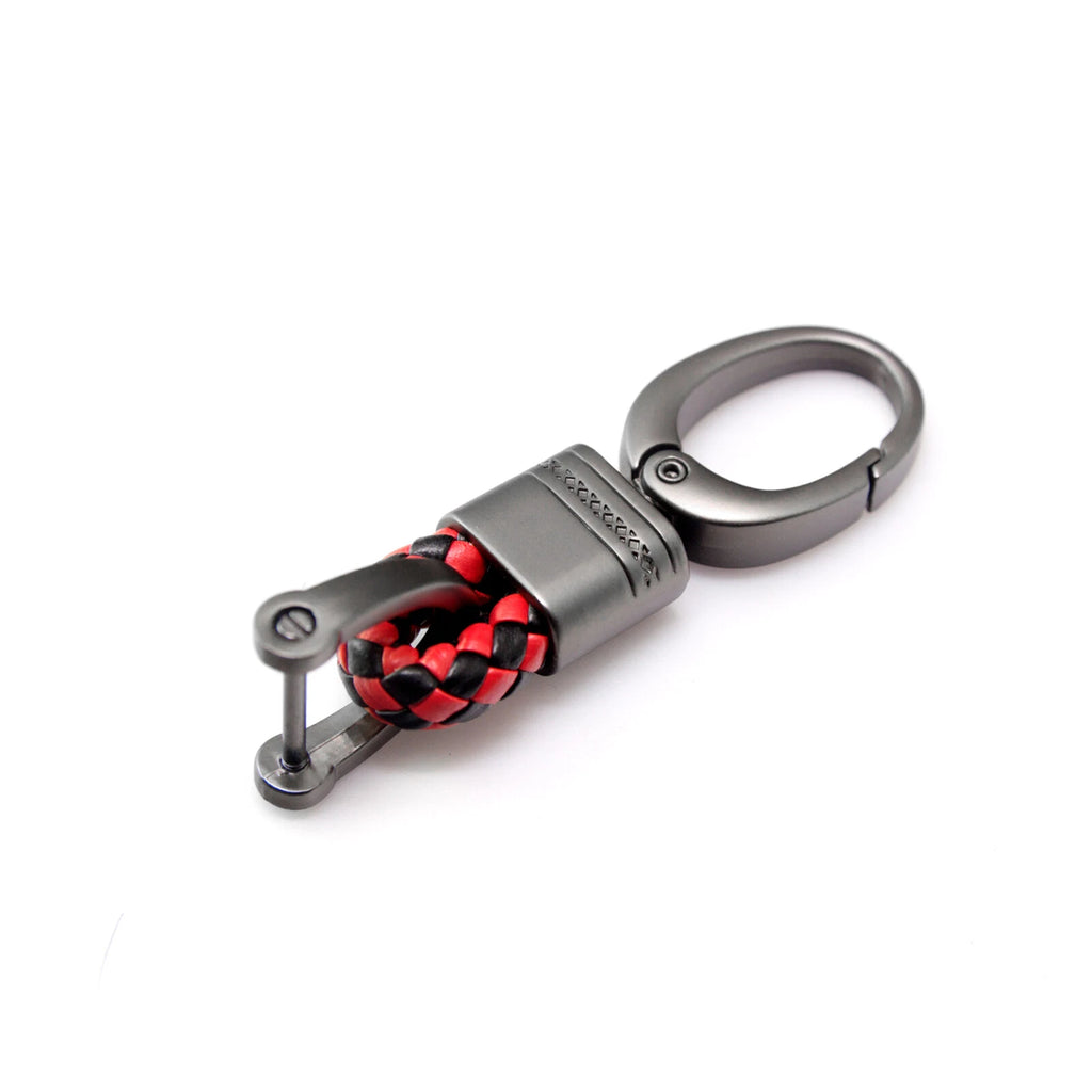 Genuine Leather Remote Fob Key Chain Ring for Universal (2010-2025)