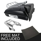 Matte Trunk Backrest Mount Rack for Harley Touring (2009–2013)
