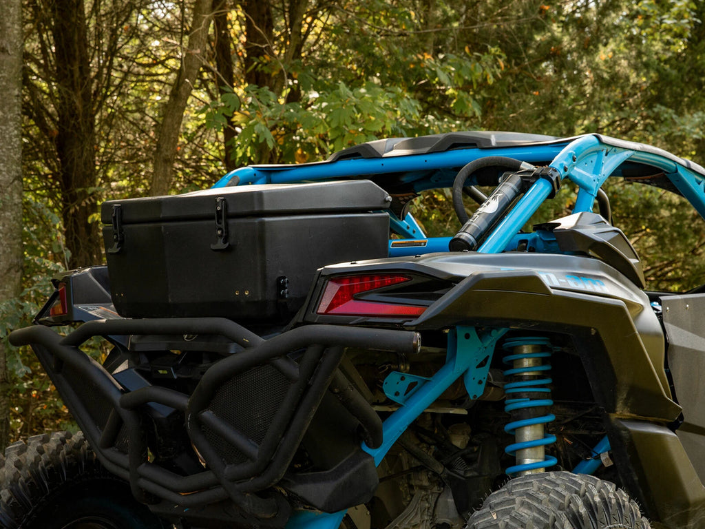 SuperATV Heavy Duty Rear Cargo Box for Can-Am Maverick X3 (2017–2023)