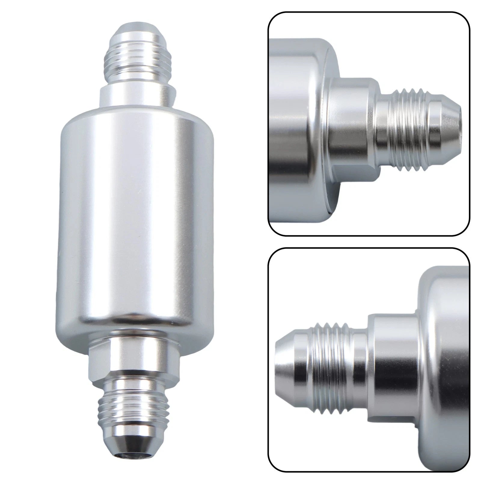 Fuel Line Kit 6AN for Universal Applications (Stainless Steel Chrome)