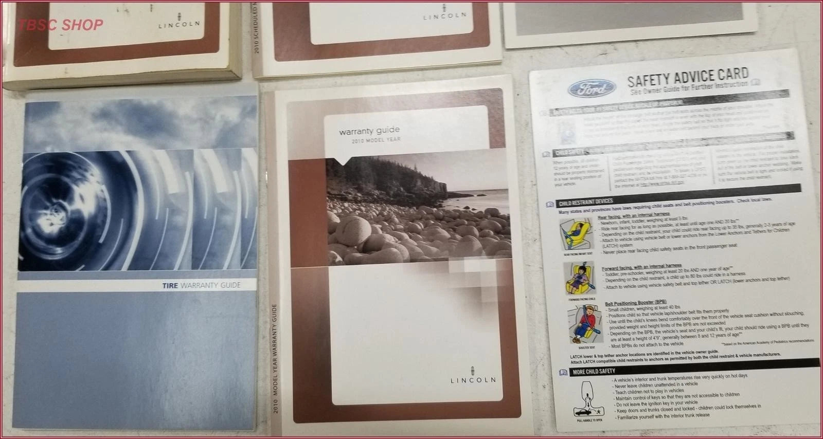 Owners Manual for Lincoln Town Car (2010)