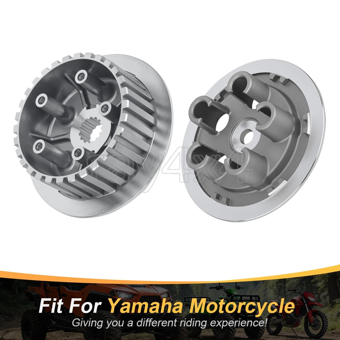 Inner Clutch Hub Boss Pressure Plate Assembly for Yamaha YZ125 YZ125X (2000–2024)