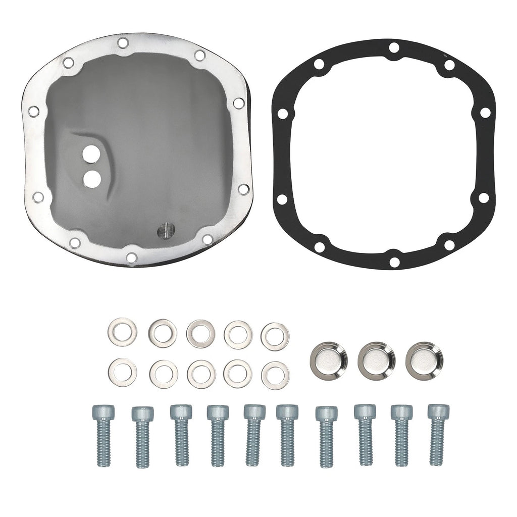 Aluminum Differential Cover Rear Black for Jeep Wrangler Cherokee (1971–2022)