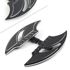 Black Male Mount Foot Pegs for Harley Dyna FXD FLST (2006-2017)