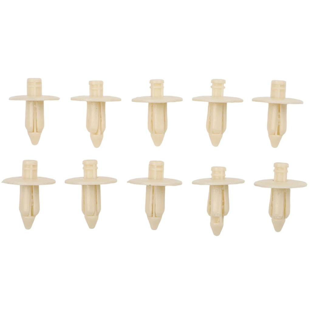 10X Plastic Push Rivets for Car Trim Clip Cover Door Hole