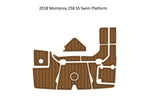 Swim Platform Step Pads for Monterey 258 SS (2018) - EVA Foam Teak Decking
