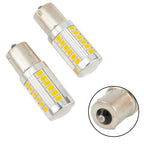 2X 1156 33SMD Amber Yellow LED Turn Signal Bulbs for Universal Fit