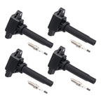 4x Ignition Coil and Spark Plug Set for Mazda 3 (2014–2022)