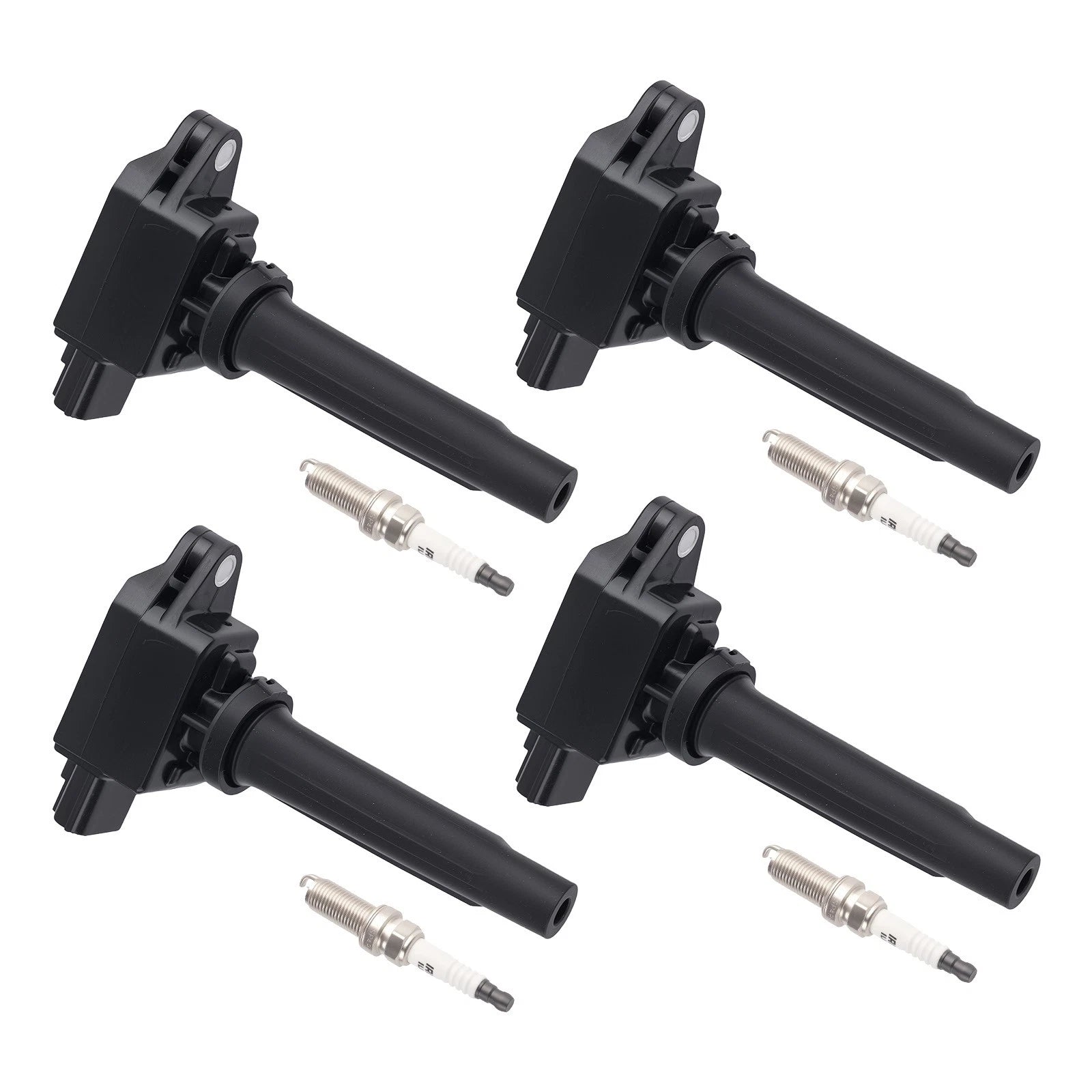 4x Ignition Coil and Spark Plug Set for Mazda 3 (2014–2022)