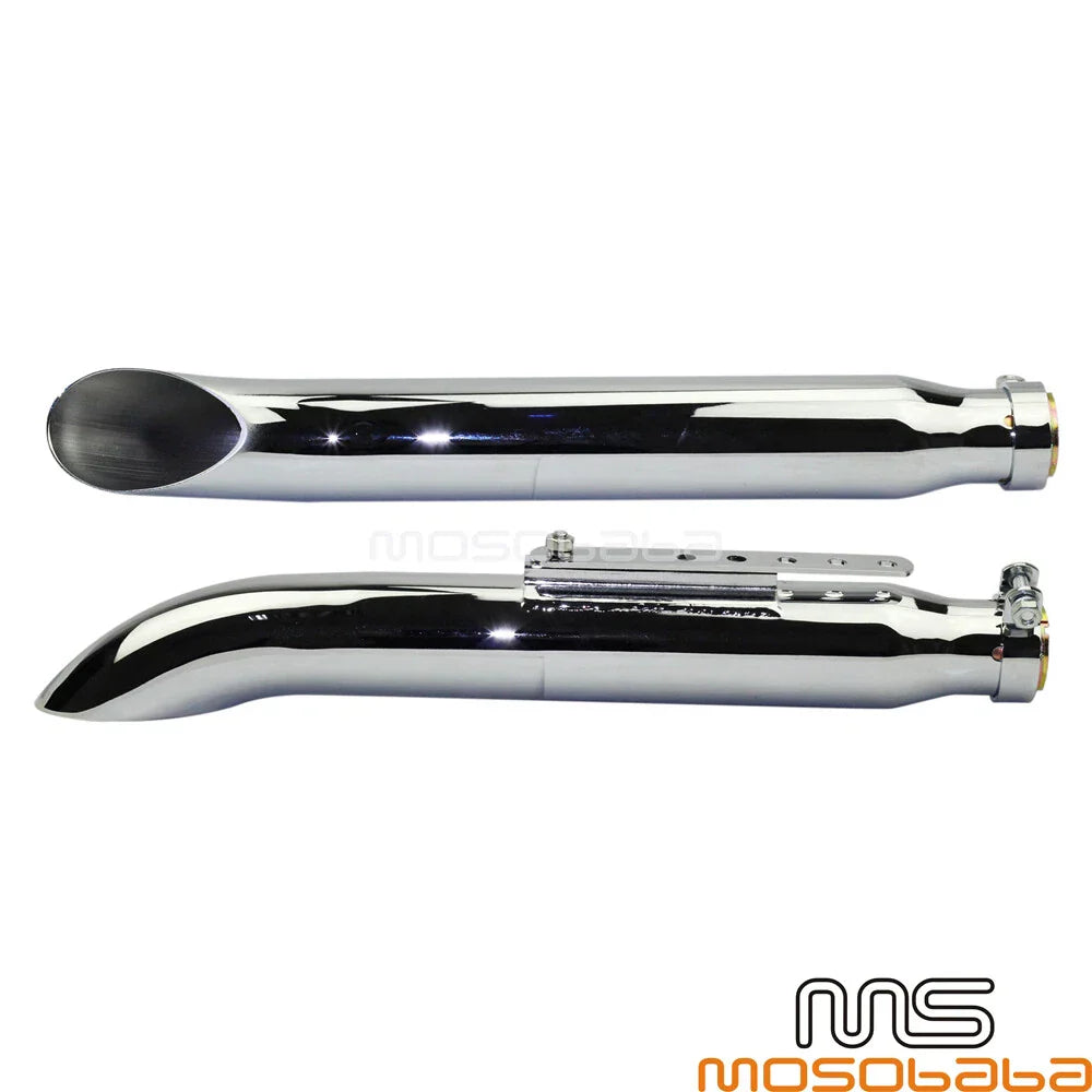 19'' Turn Out Exhaust Mufflers for Harley Cafe Racer & Suzuki VL 125 800