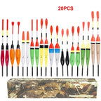 Assorted Balsa Wood Fishing Floats 10-20 Pack for Sea Angling
