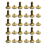 15 Pack Brass Screws for Crafting Use