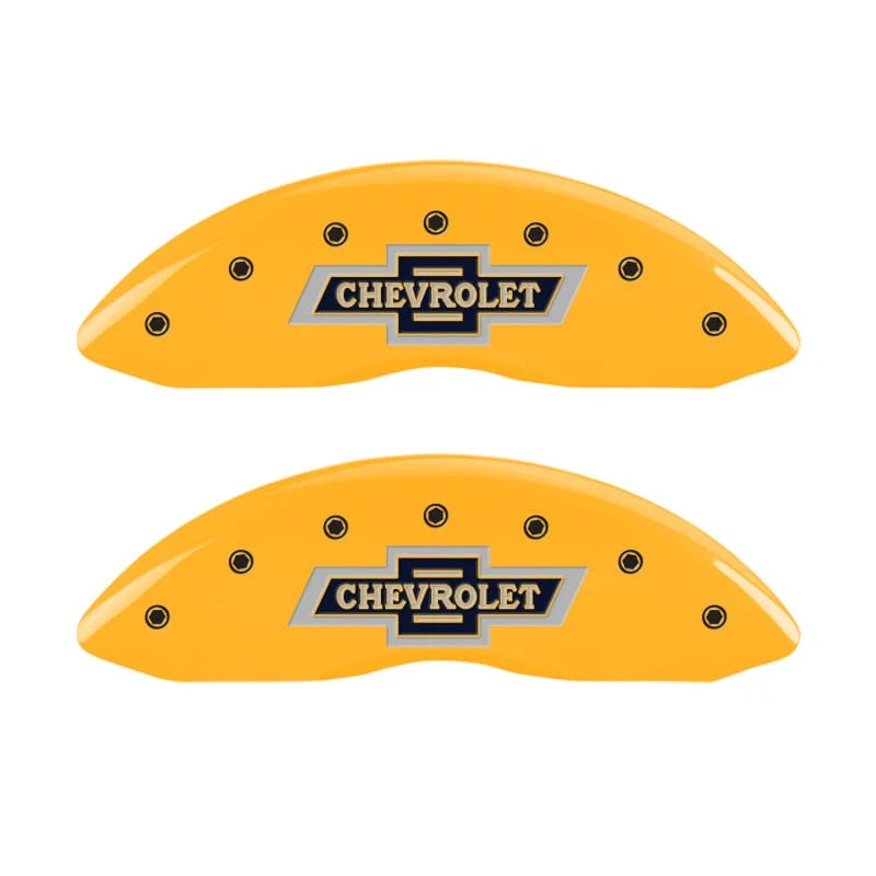 Set of 4 Yellow Caliper Covers for 24-25 Chevrolet Equinox EV