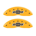 Set of 4 Yellow Caliper Covers for 24-25 Chevrolet Equinox EV