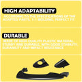 Pair Black Exterior Door Handles for Hyundai Sonata (2011–2015)