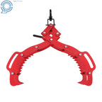 Log Lifting Tongs 36" 4 Claw Grapple Hook for Tractor