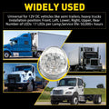 4X 17LED Watermelon Interior Dome Lights for Semi-Trailer (12V)