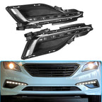 Fog Lights Set of 2 for Hyundai Sonata (2015–2017) LED DRL