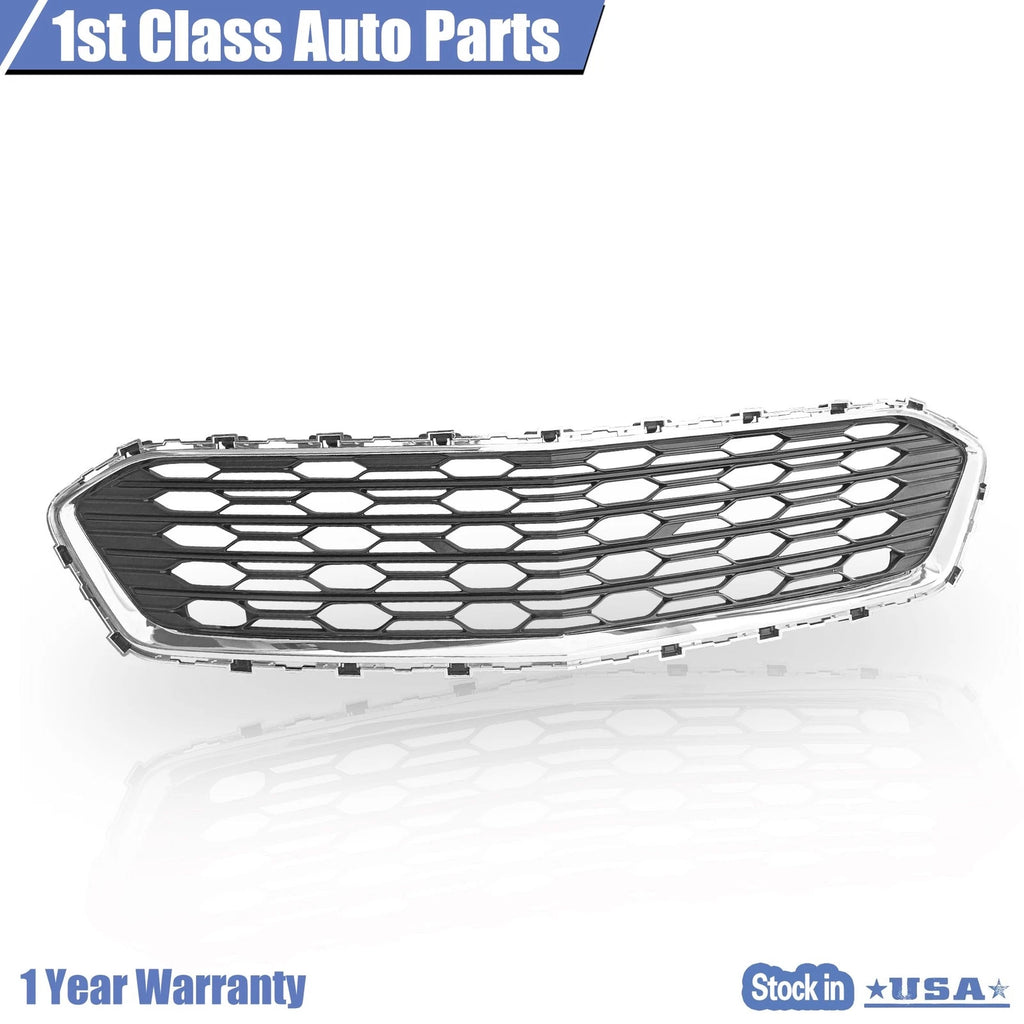 Black Front Bumper Lower Grille for Chevrolet Cruze (2016–2018) Chrome