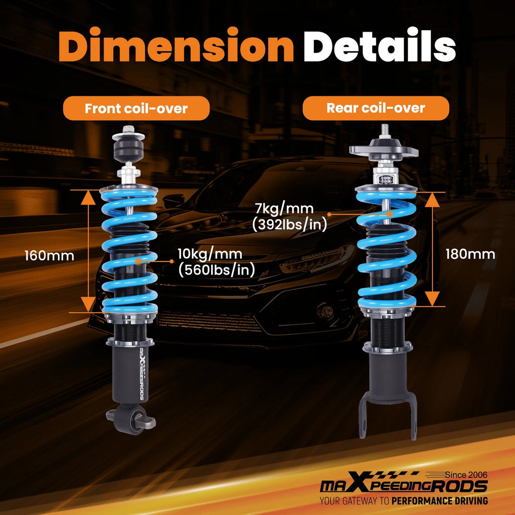 24 Way Coilovers for Chevrolet Corvette C5/C6 (1997-2013)