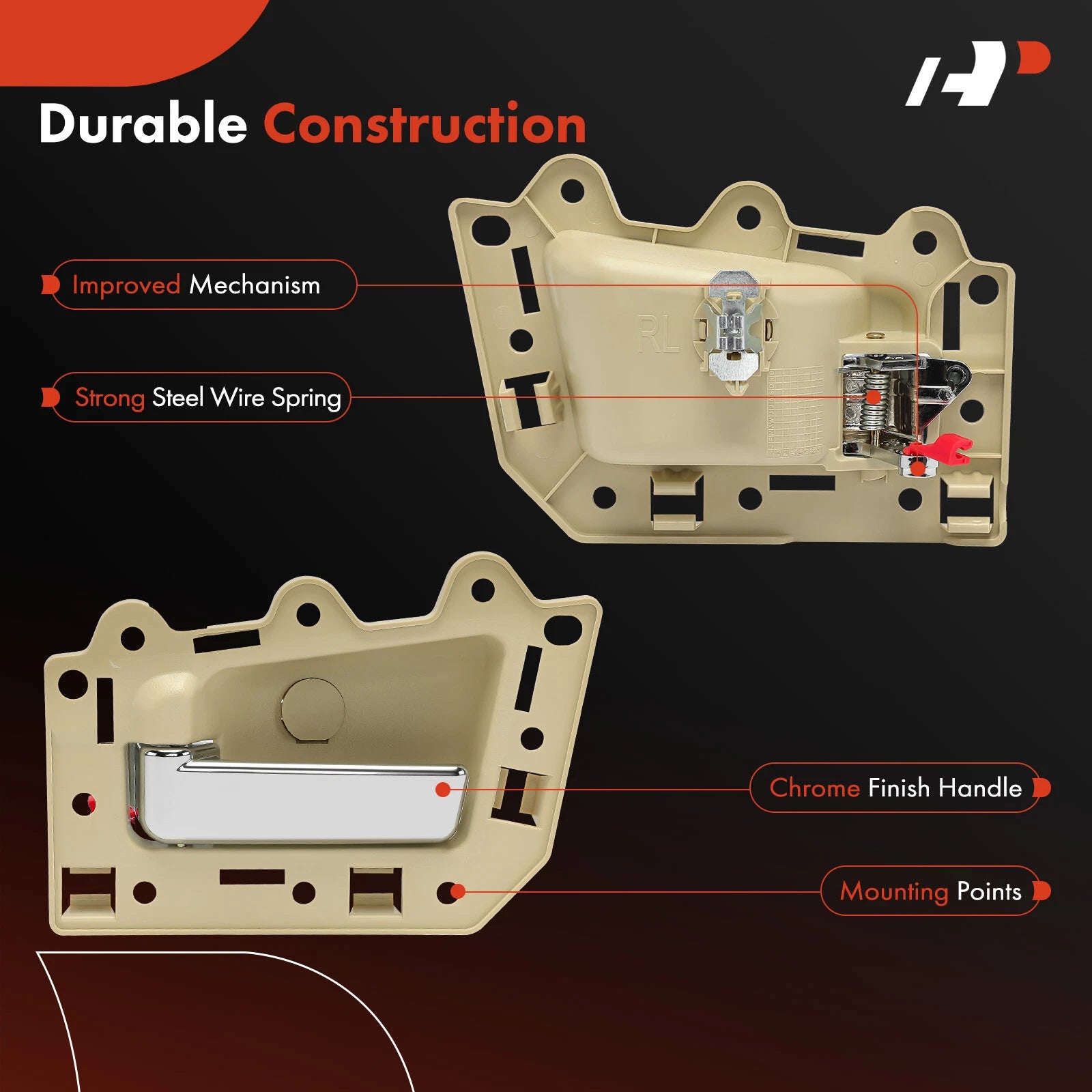 Rear Left Interior Door Handle for Jeep Grand Cherokee (2005-2006)