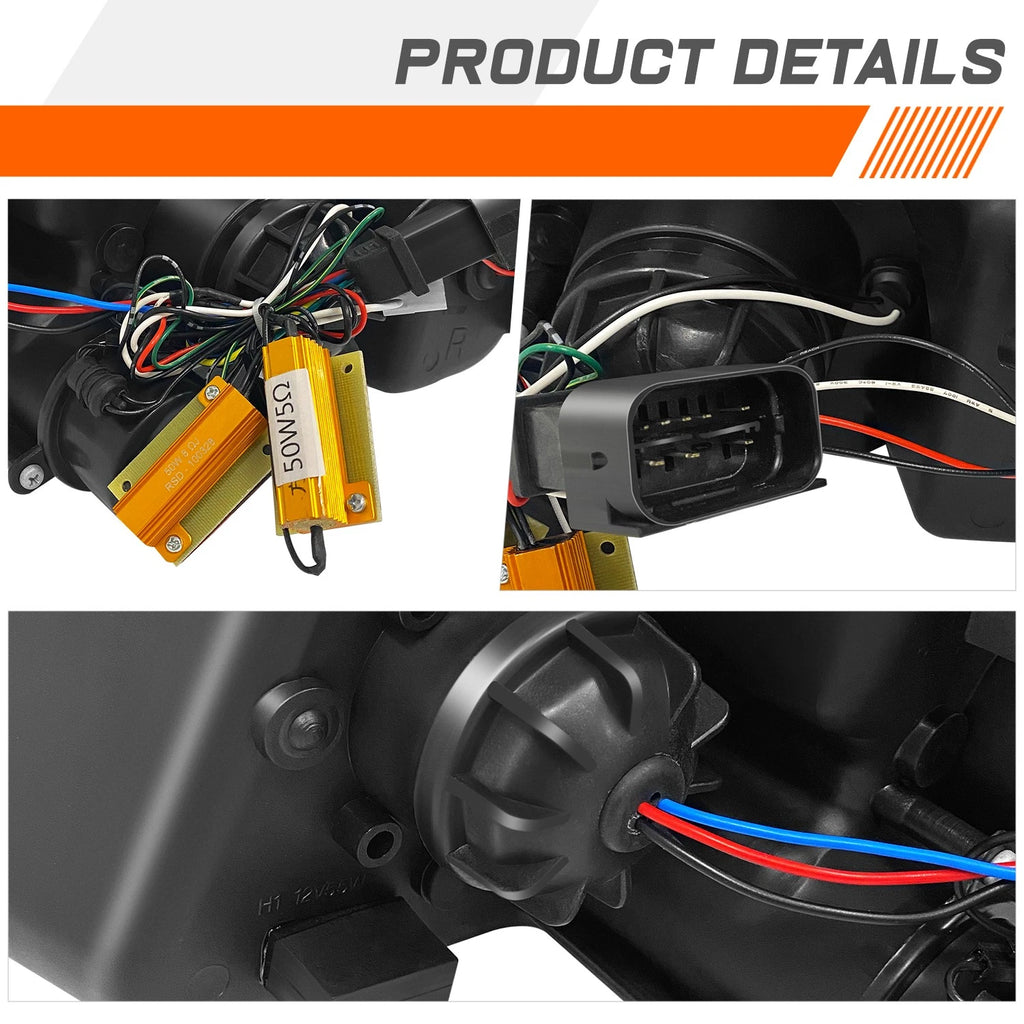 LED Projector Headlights for Kenworth W900 & Western Star 4800 (1981-2019)
