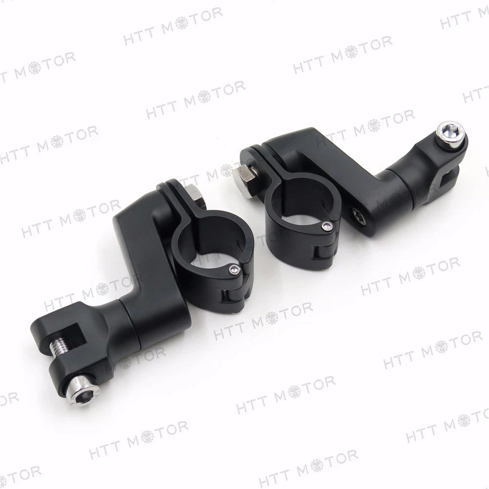1.25" Engine Guards Foot Peg Mounts Clamp for Harley