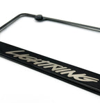 License Plate Frame Black Stainless for Ford F-150 Lightning (2022–2024)