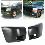 Set of 2 Bumper End Caps for Chevrolet Silverado 1500 (2007–2013)